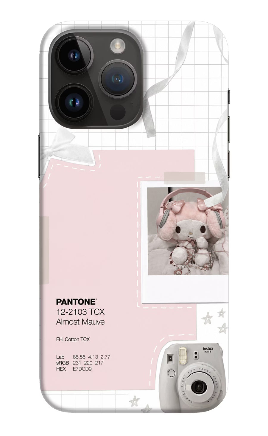 Pantone Asthetic iPhone 14 Pro Max Back Cover, Hard case