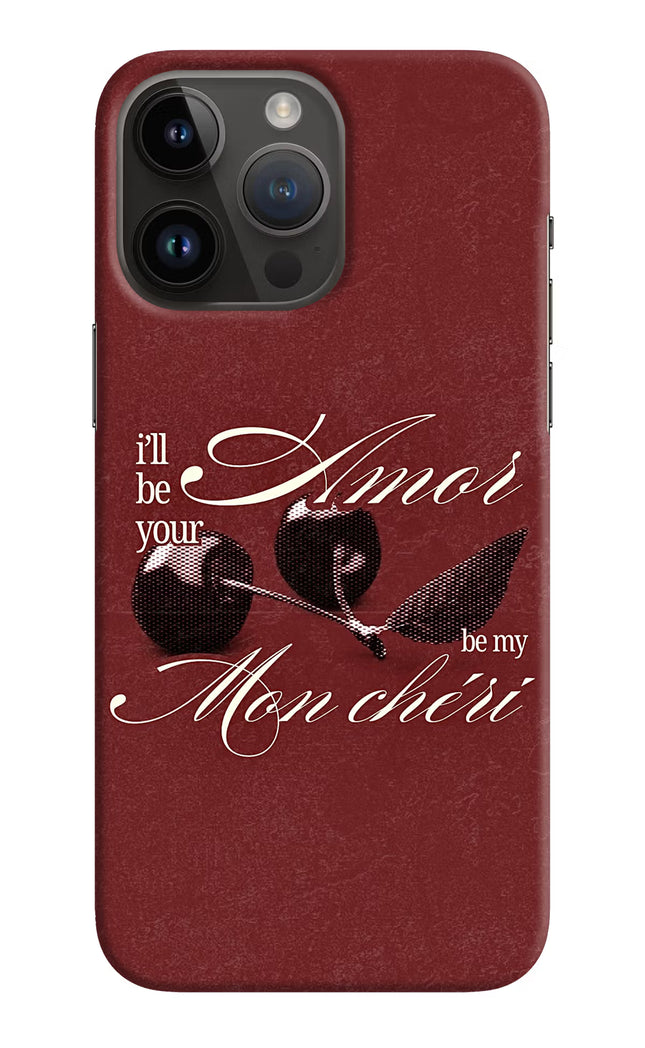 Velvet Cherry iPhone 14 Pro Max Hard Case Back Cover by Casekaro