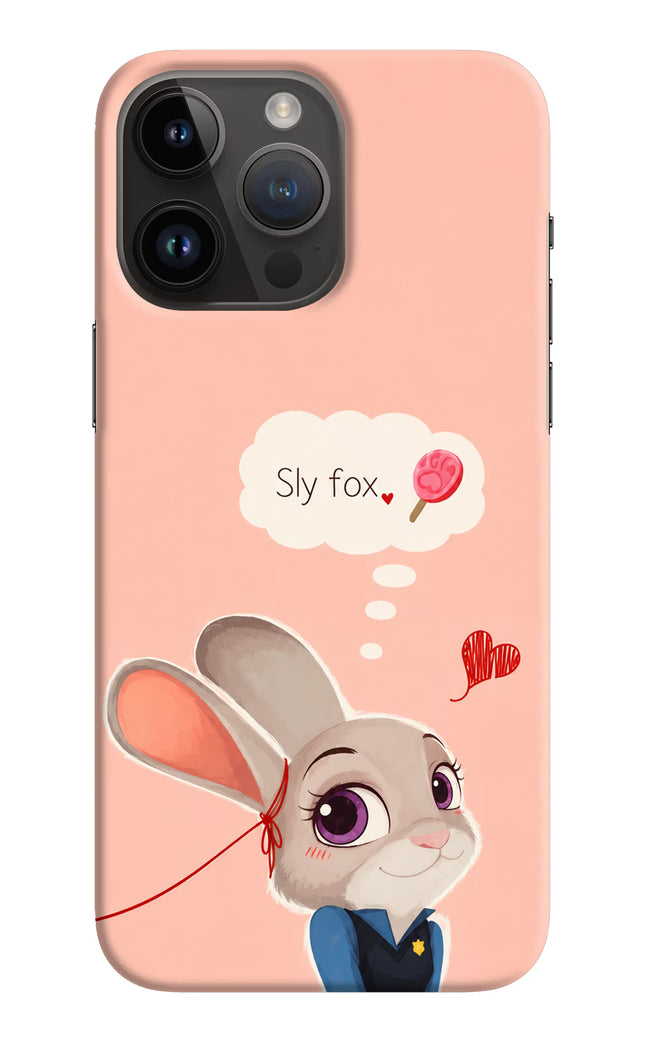 Judy Charm iPhone 14 Pro Max Hard Case Back Cover by Casekaro