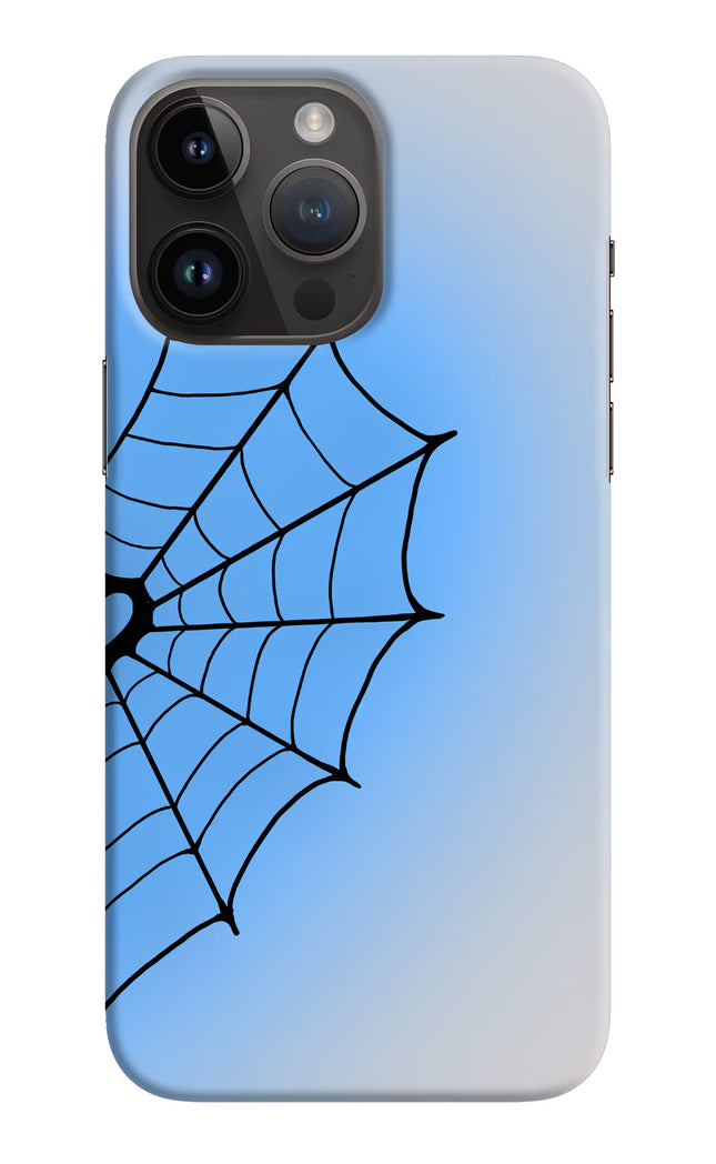 Blue Web iPhone 14 Pro Max Hard Case Back Cover by Casekaro