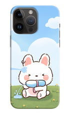 Bunny Treat iPhone 14 Pro Max Hard Case Back Cover by Casekaro