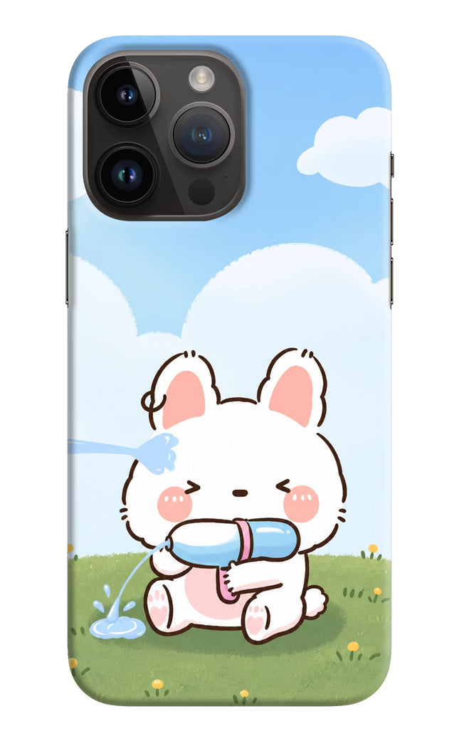 Bunny Treat iPhone 14 Pro Max Hard Case Back Cover by Casekaro