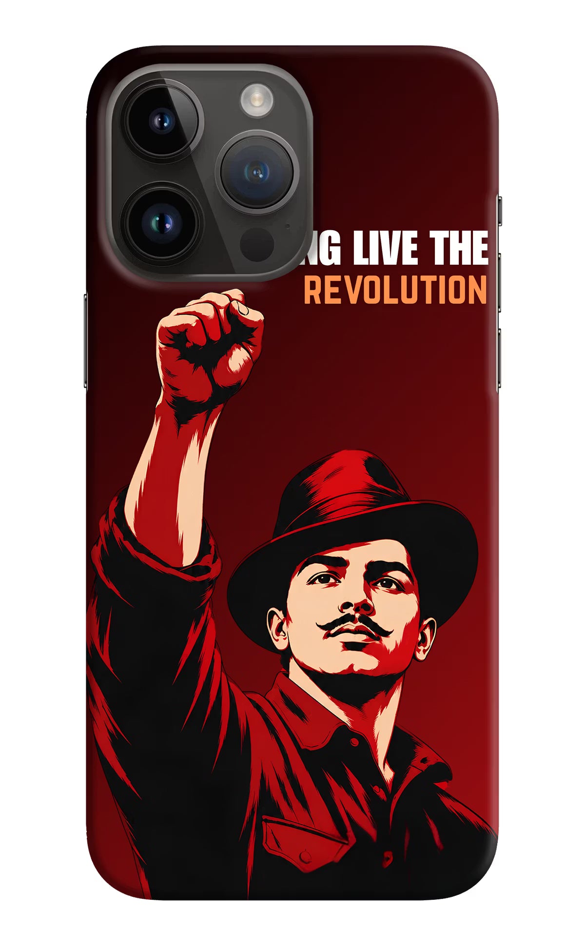 Bhagat Singh Revolution iPhone 14 Pro Max Back Cover