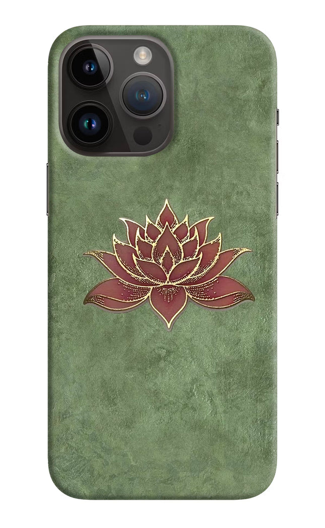 Lotus Grace iPhone 14 Pro Max Hard Case Back Cover by Casekaro