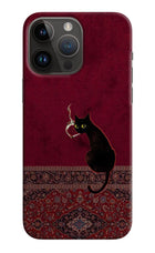 Midnight Cat iPhone 14 Pro Max Back Cover