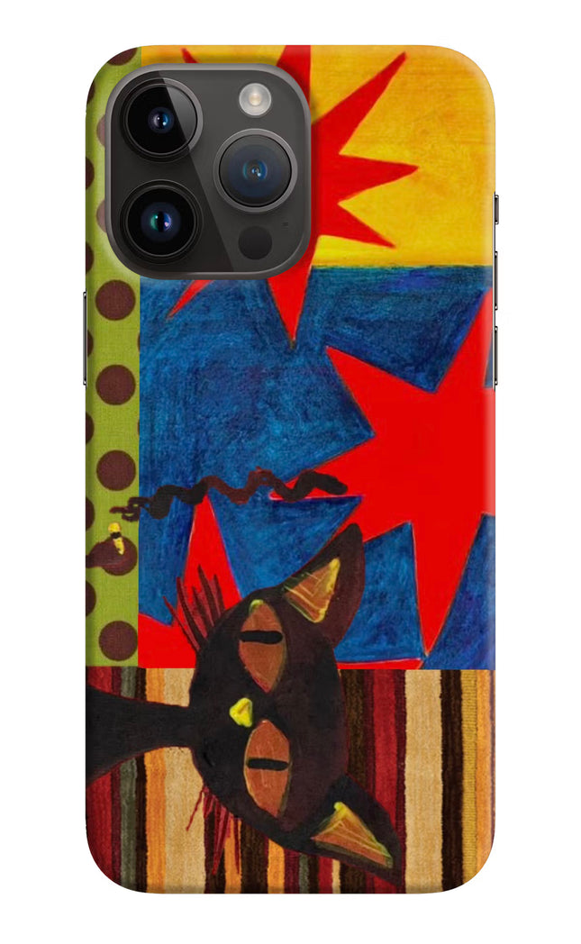 Pop Cat iPhone 14 Pro Max Hard Case Back Cover by Casekaro