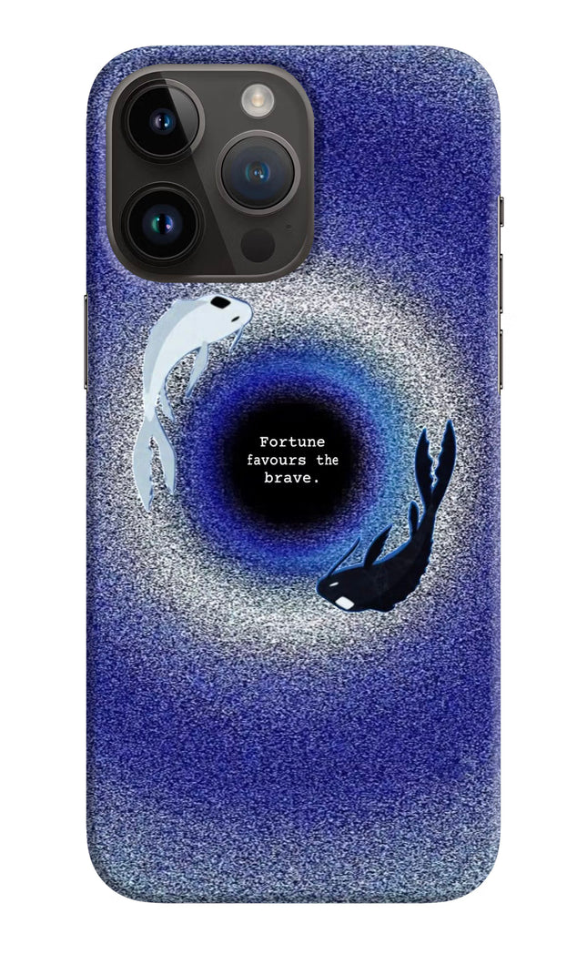 Dark Koi iPhone 14 Pro Max Hard Case Back Cover by Casekaro
