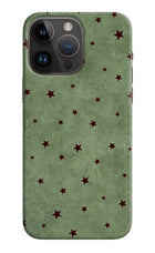 Green Stars iPhone 14 Pro Max Back Cover