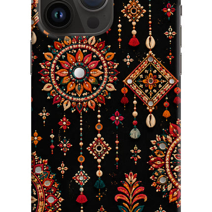 Boho Noir iPhone 14 Pro Max Hard Case Back Cover by Casekaro