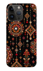 Boho Noir iPhone 14 Pro Max Hard Case Back Cover by Casekaro