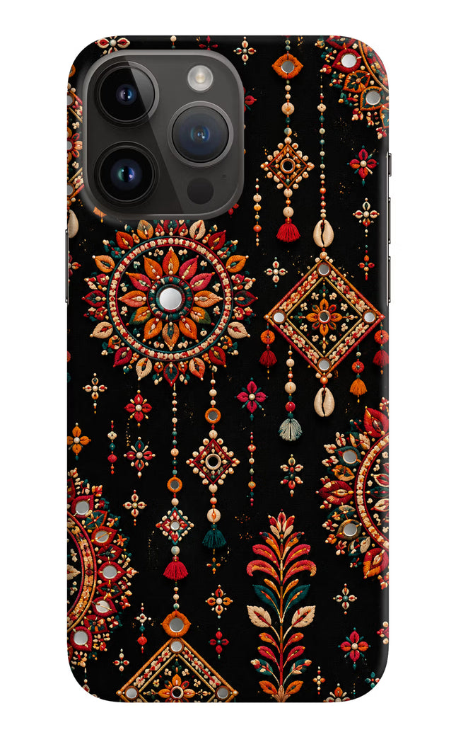 Boho Noir iPhone 14 Pro Max Hard Case Back Cover by Casekaro