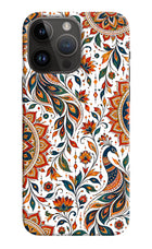 White Mayura iPhone 14 Pro Max Hard Case Back Cover by Casekaro