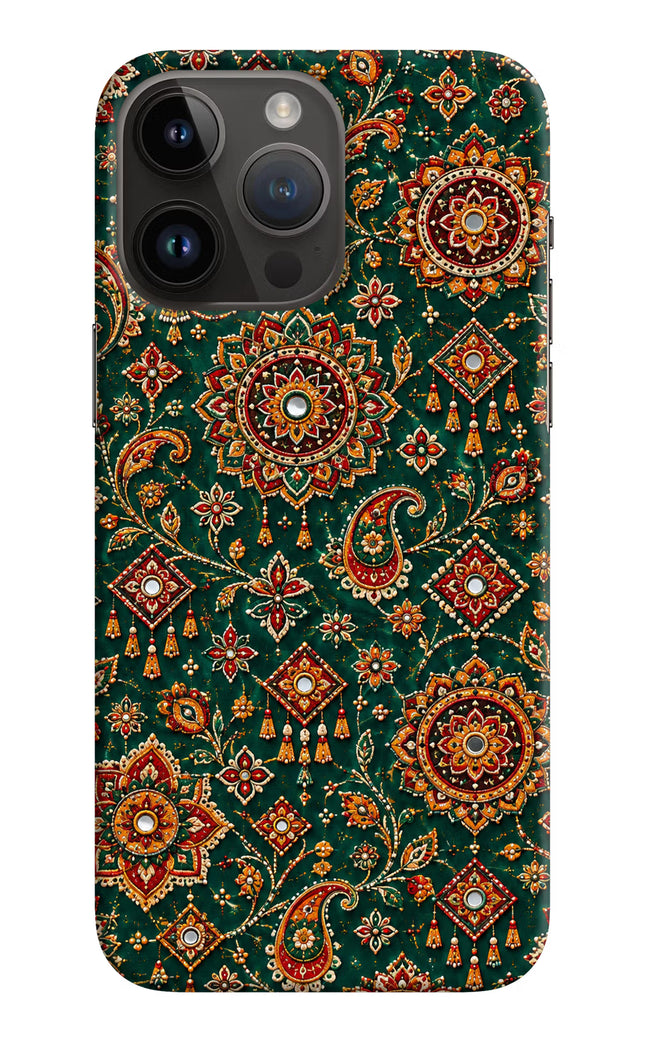 Green Pataka iPhone 14 Pro Max Hard Case Back Cover by Casekaro