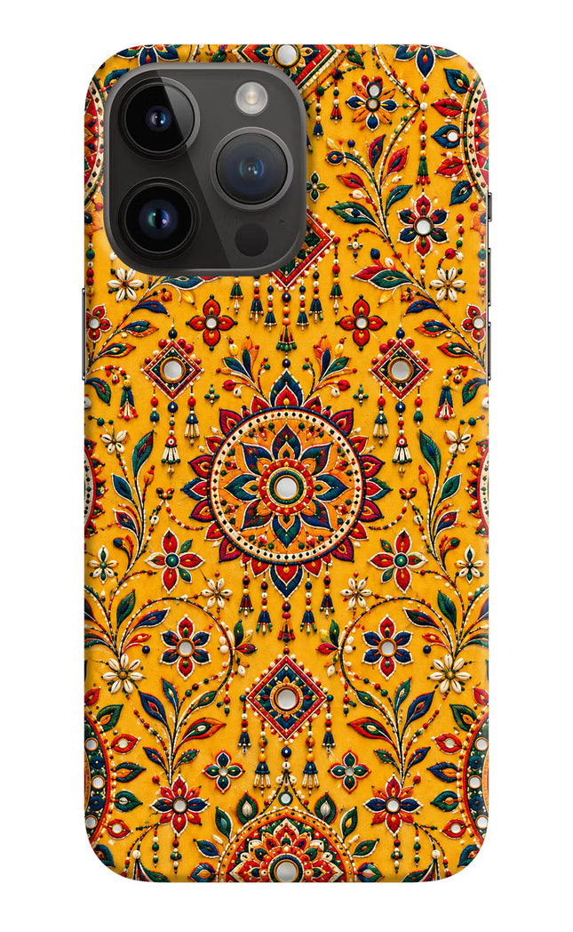 Sunlit Aura iPhone 14 Pro Max Hard Case Back Cover by Casekaro