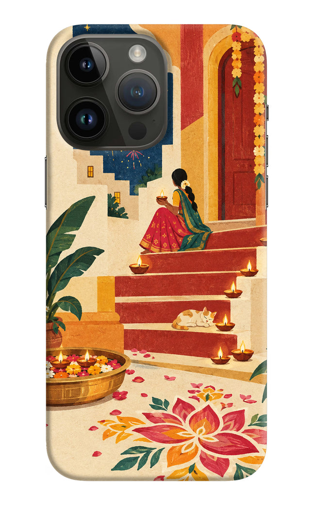 Diwali Rangoli iPhone 14 Pro Max Back Cover