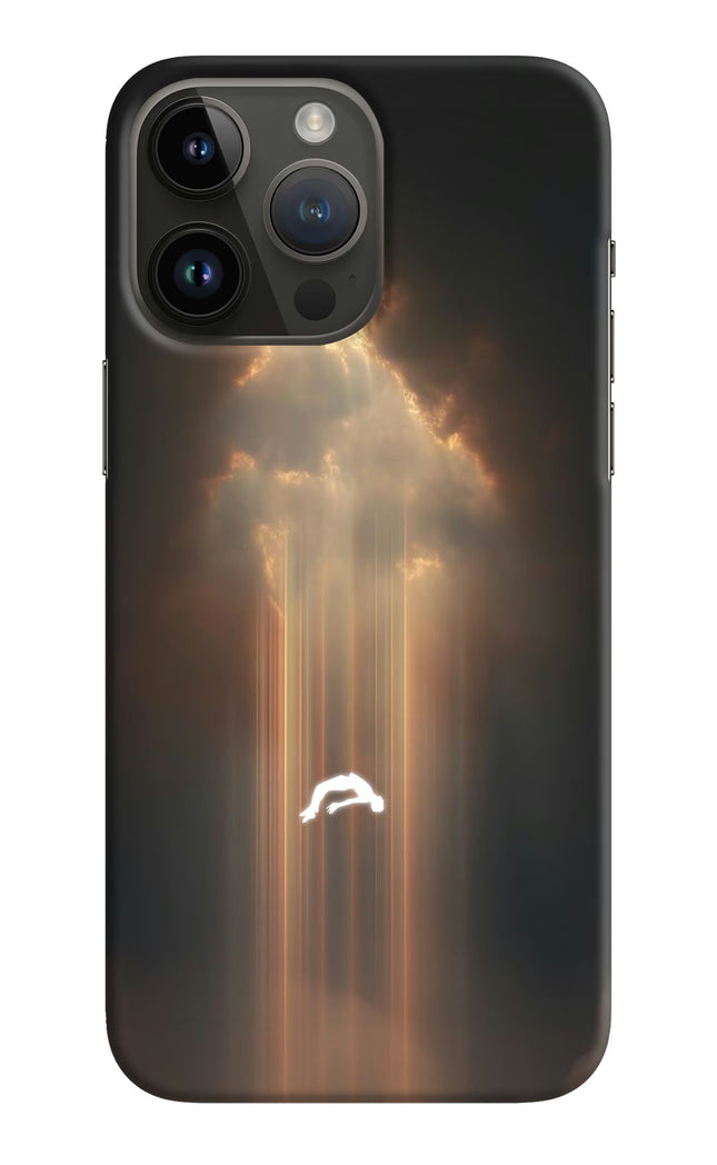 Heavenly Beam iPhone 14 Pro Max Hard Case Back Cover by Casekaro