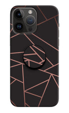 Geometric Pattern iPhone 14 Pro Max Pop Case by Casekaro