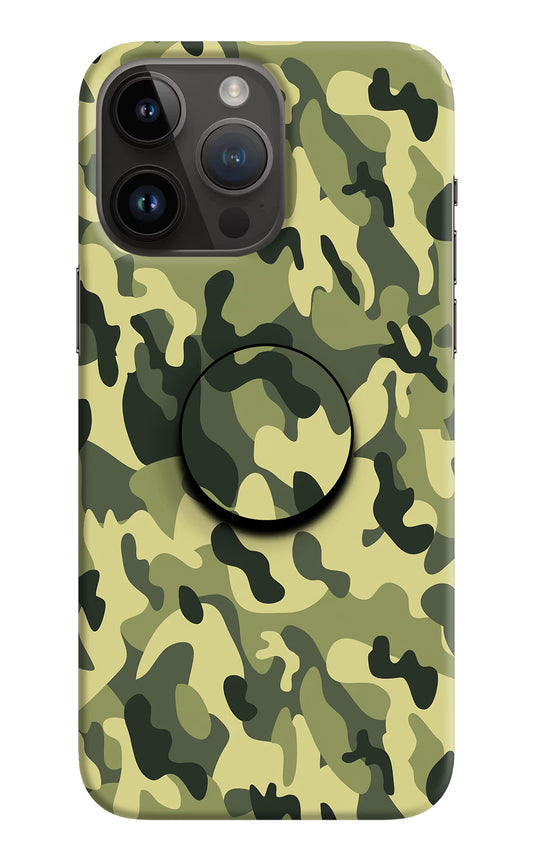 Camouflage iPhone 14 Pro Max Pop Case by Casekaro