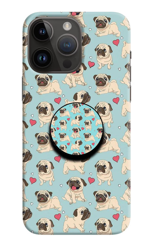 Pug Dog iPhone 14 Pro Max Pop Case by Casekaro