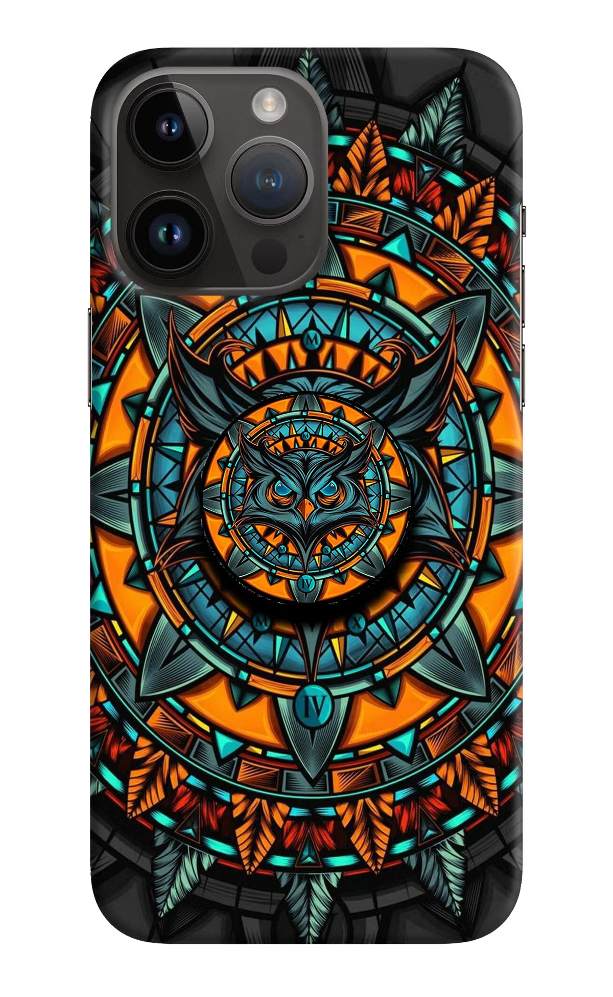 Angry Owl iPhone 14 Pro Max Pop Case by Casekaro