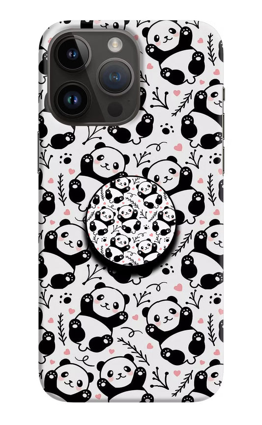 Cute Panda iPhone 14 Pro Max Pop Case by Casekaro