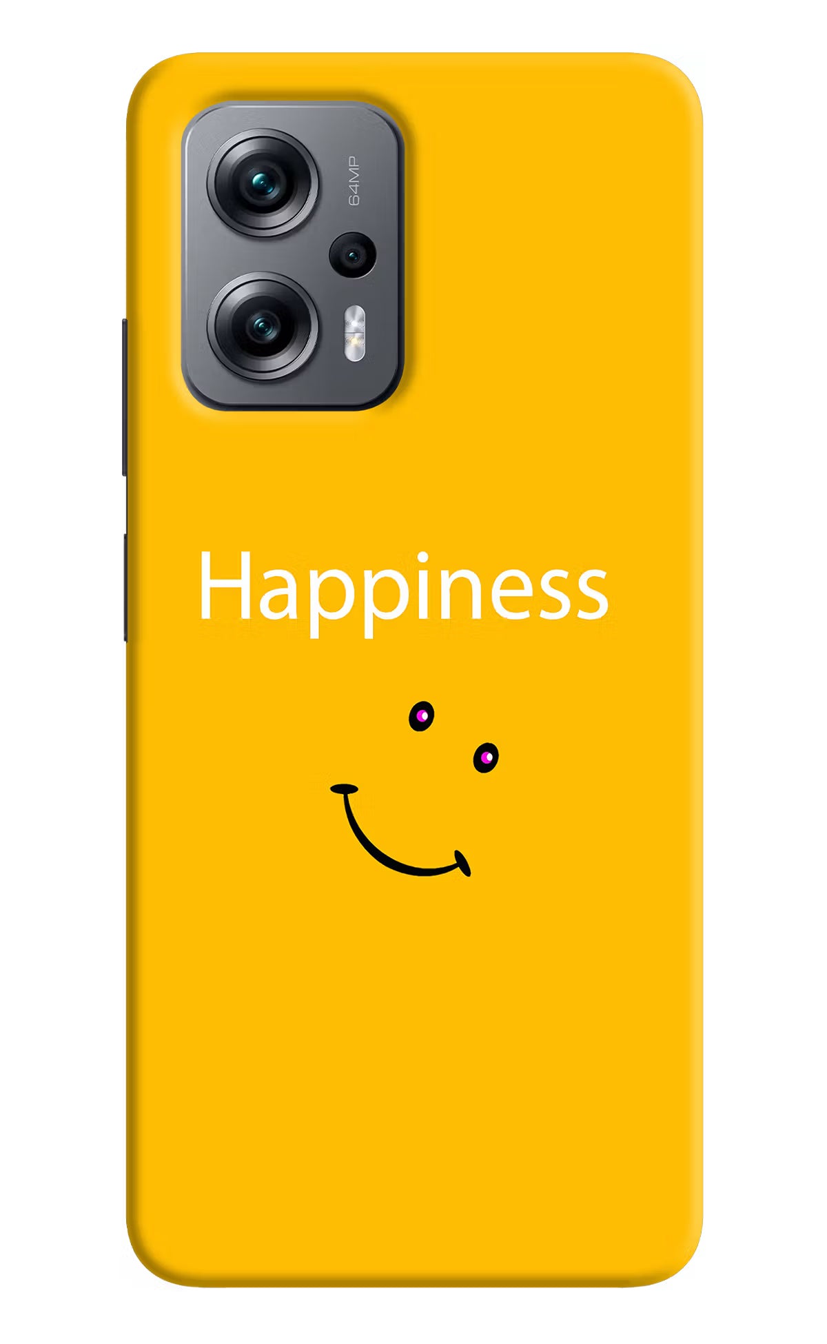 Happiness With Smiley Redmi K50i Hard Case Back Cover by Casekaro