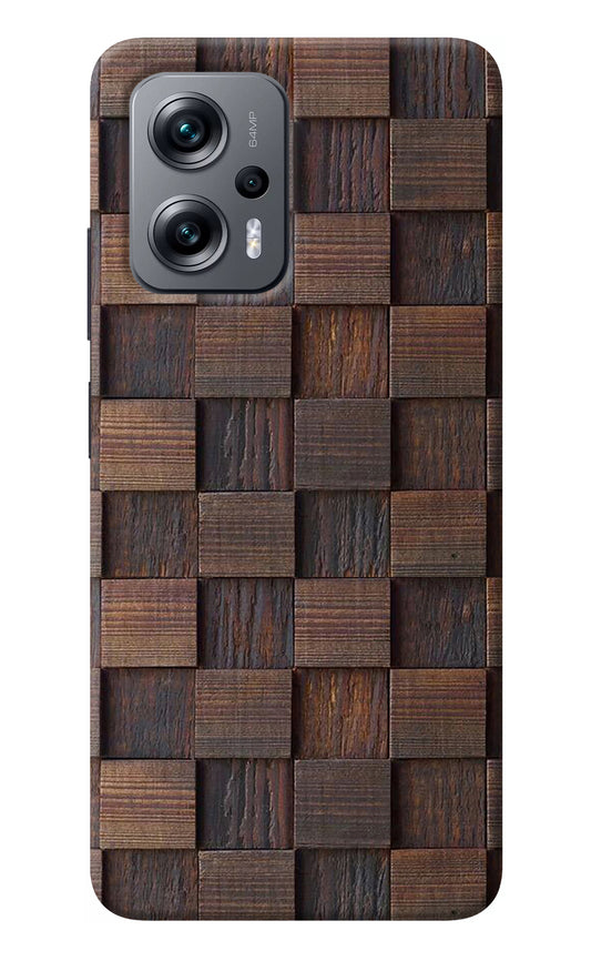 Wooden Cube Design Redmi K50i Back Cover