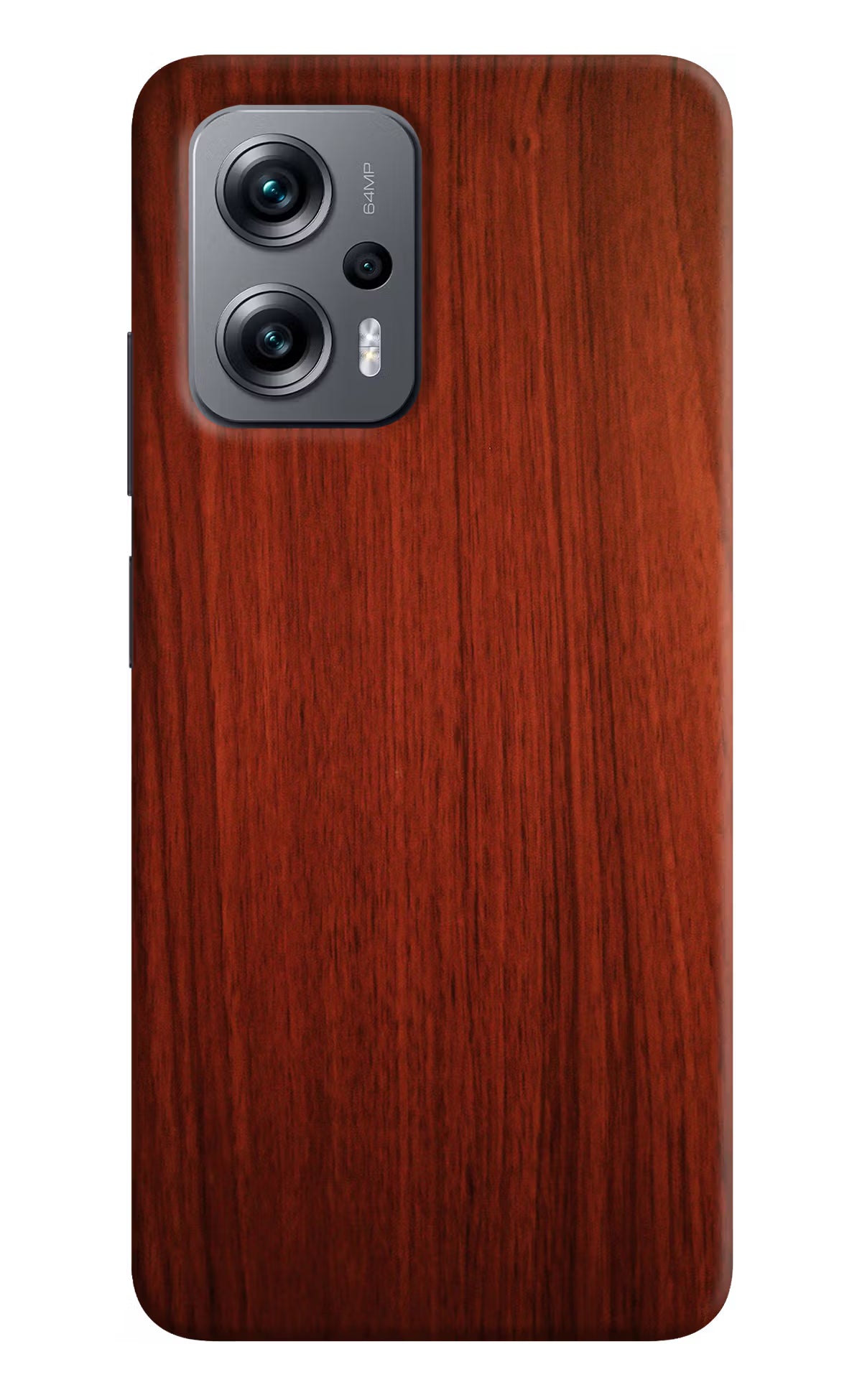 Wooden Plain Pattern Redmi K50i Hard Case Back Cover by Casekaro