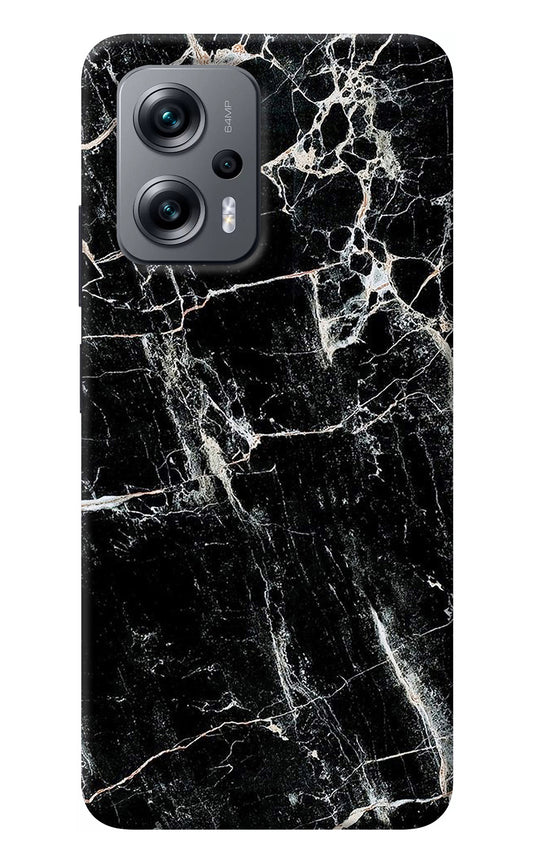 Black Marble Texture Redmi K50i Back Cover