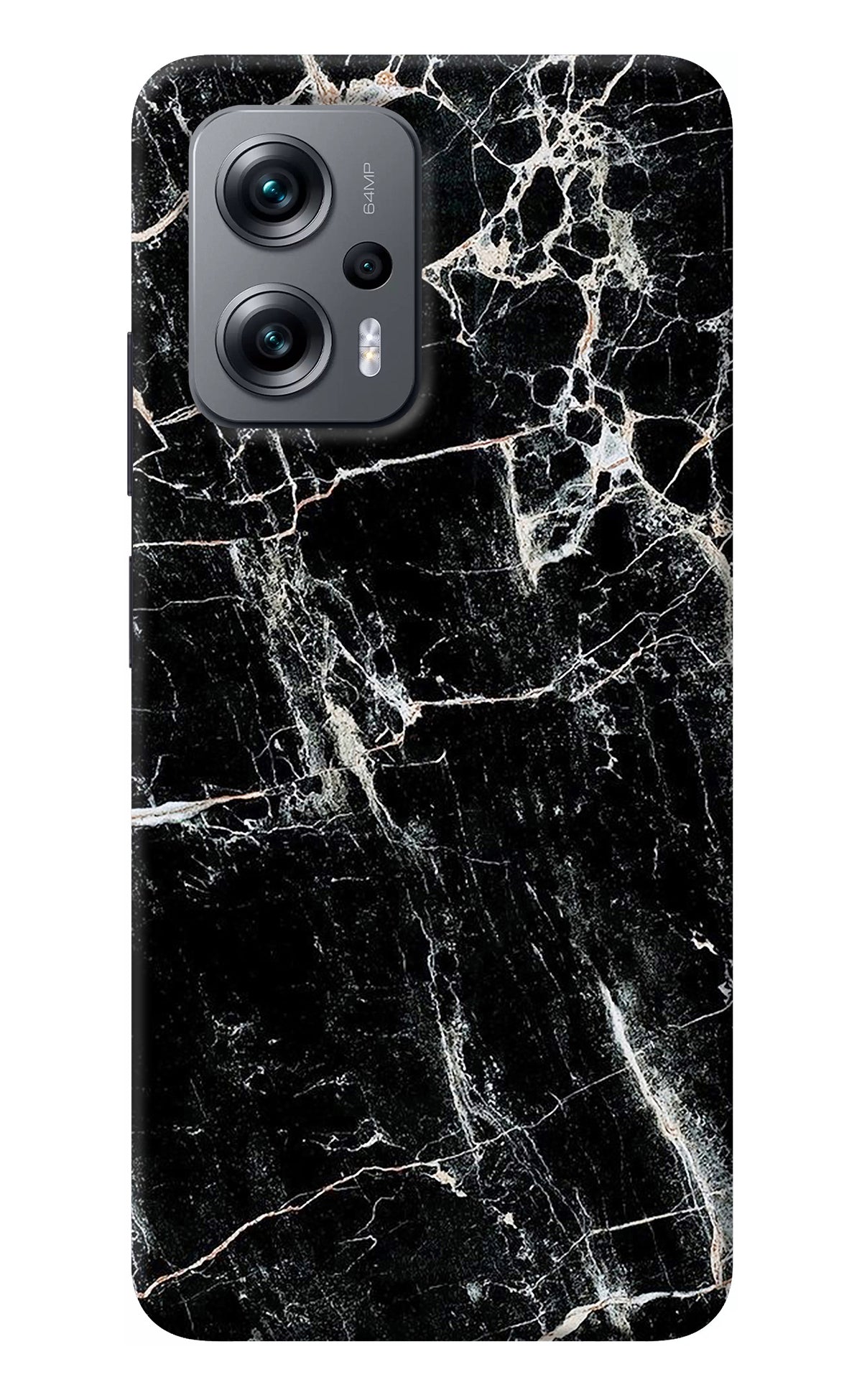 Black Marble Texture Redmi K50i Back Cover