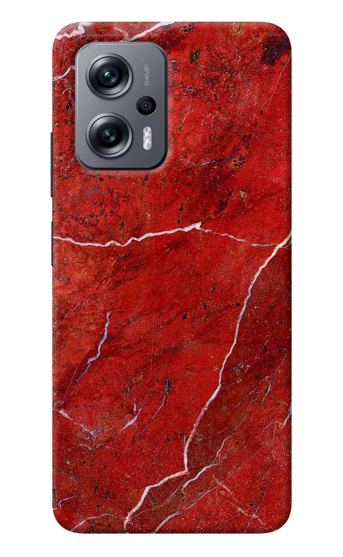 Red Marble Design Redmi K50i Back Cover