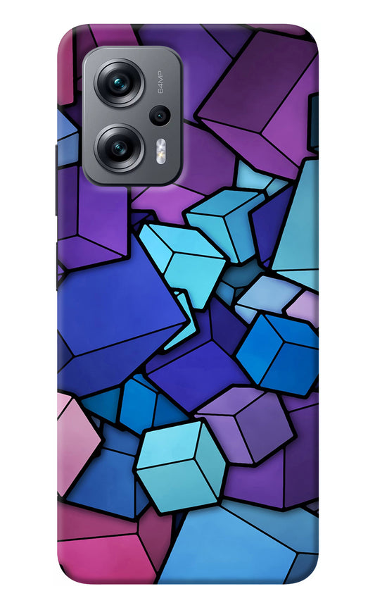 Cubic Abstract Redmi K50i Back Cover