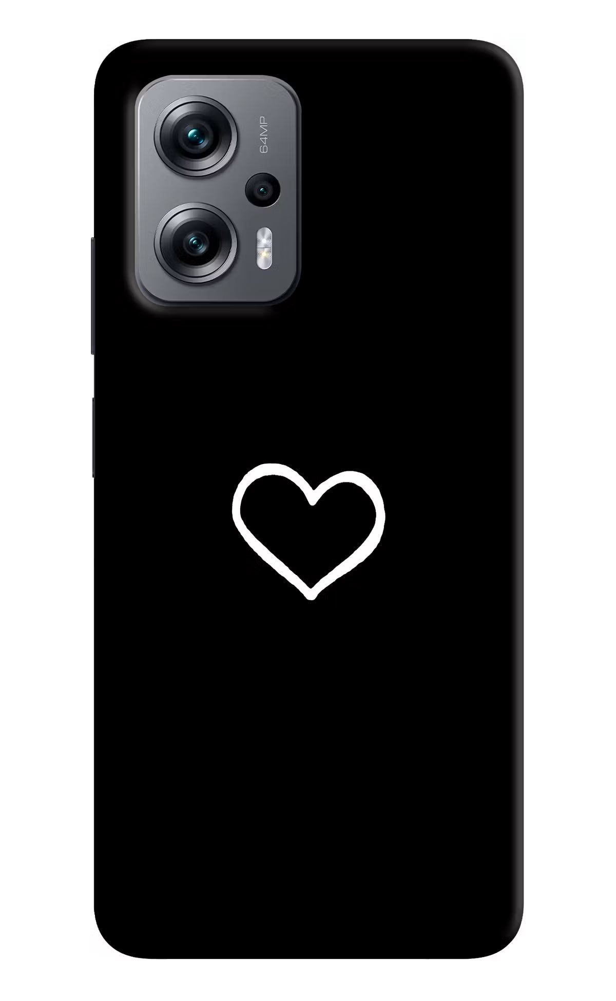 Heart Redmi K50i Hard Case Back Cover by Casekaro