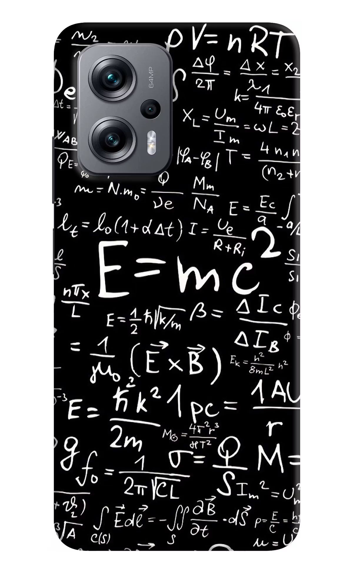 Physics Formula Redmi K50i Hard Case Back Cover by Casekaro