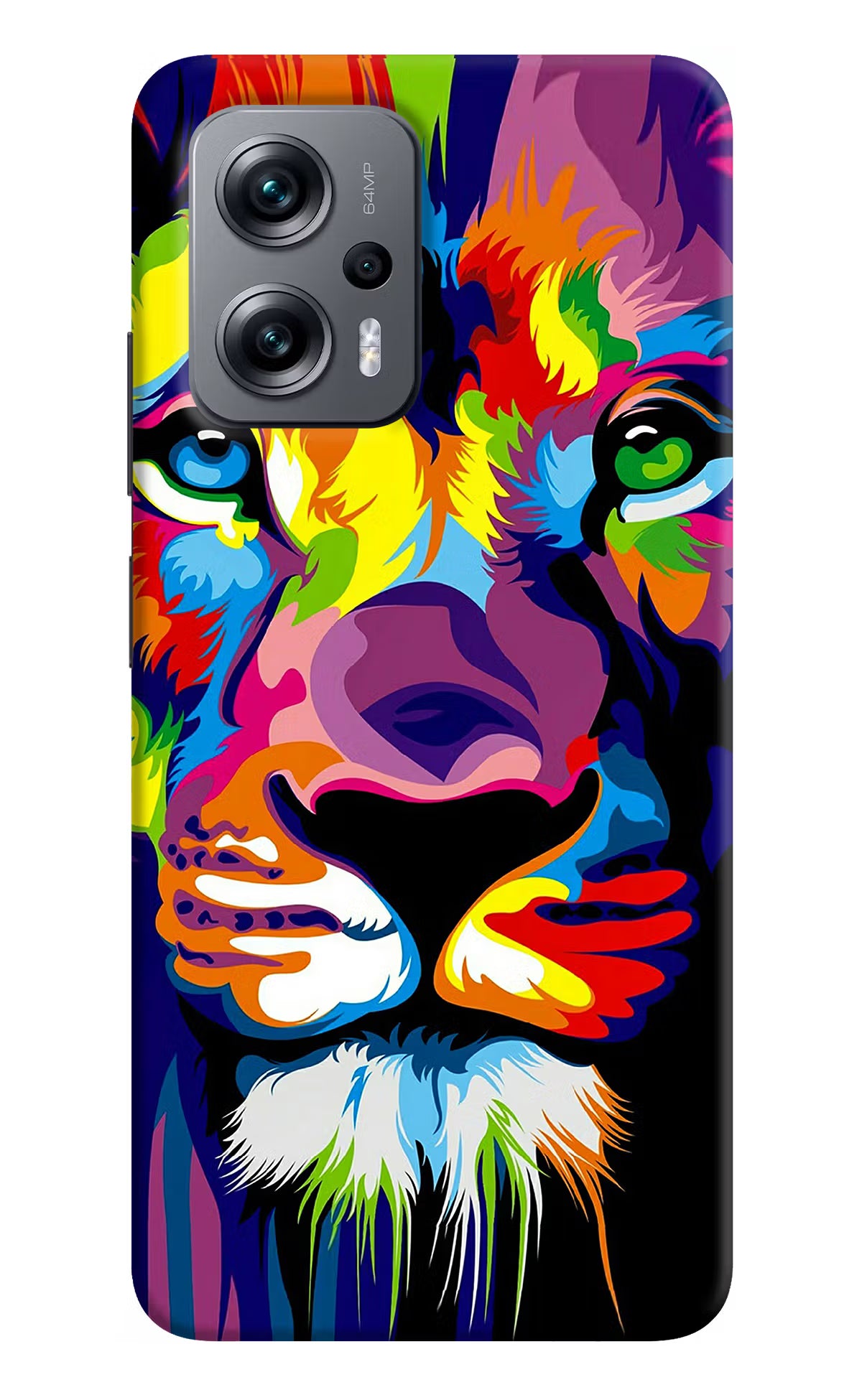 Lion Redmi K50i Hard Case Back Cover by Casekaro