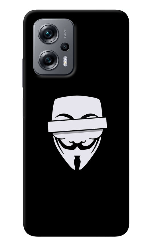 Anonymous Face Redmi K50i Back Cover