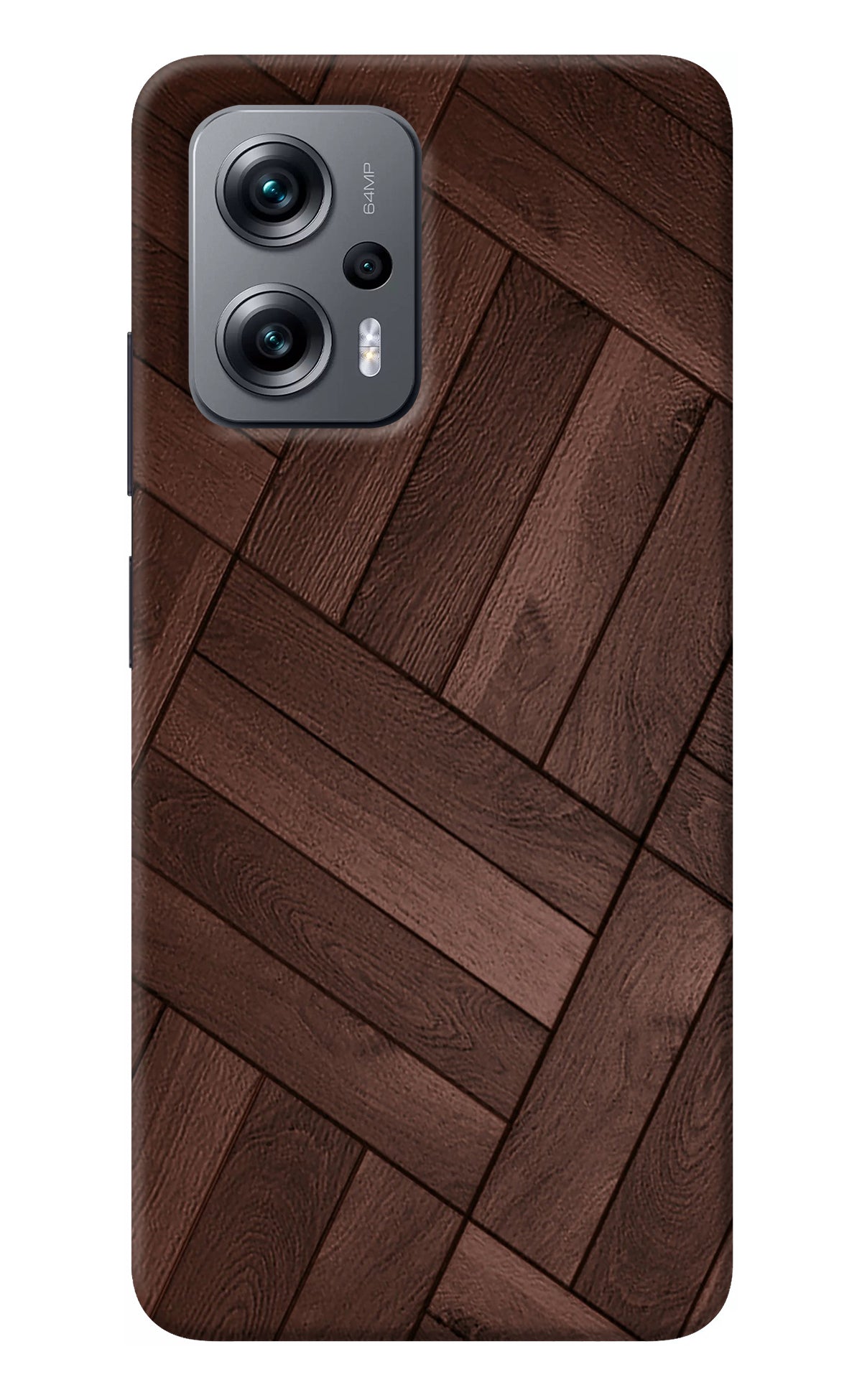 Wooden Texture Design Redmi K50i Back Cover