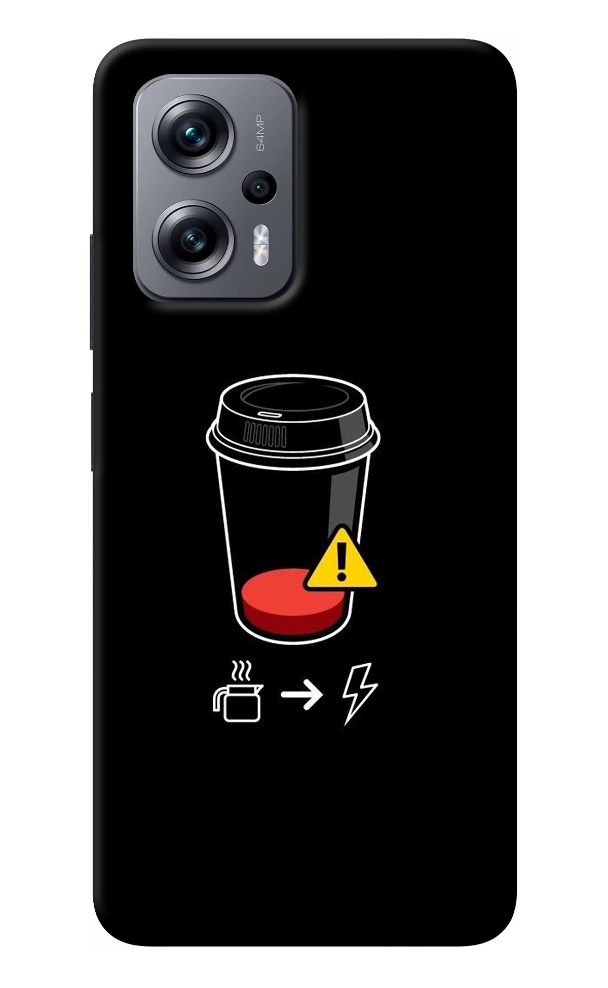 Coffee Redmi K50i Back Cover