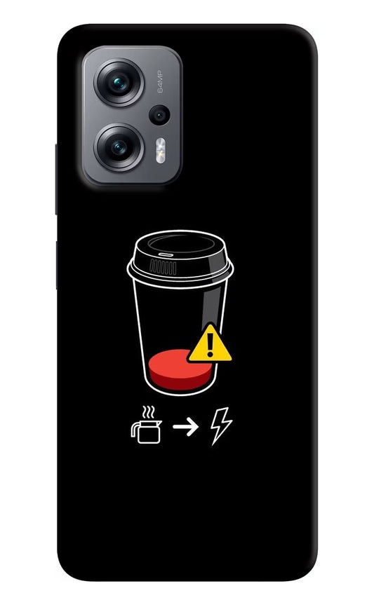 Coffee Redmi K50i Hard Case Back Cover by Casekaro