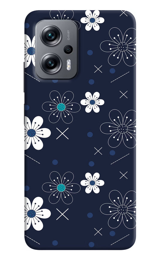 Flowers Redmi K50i Hard Case Back Cover by Casekaro