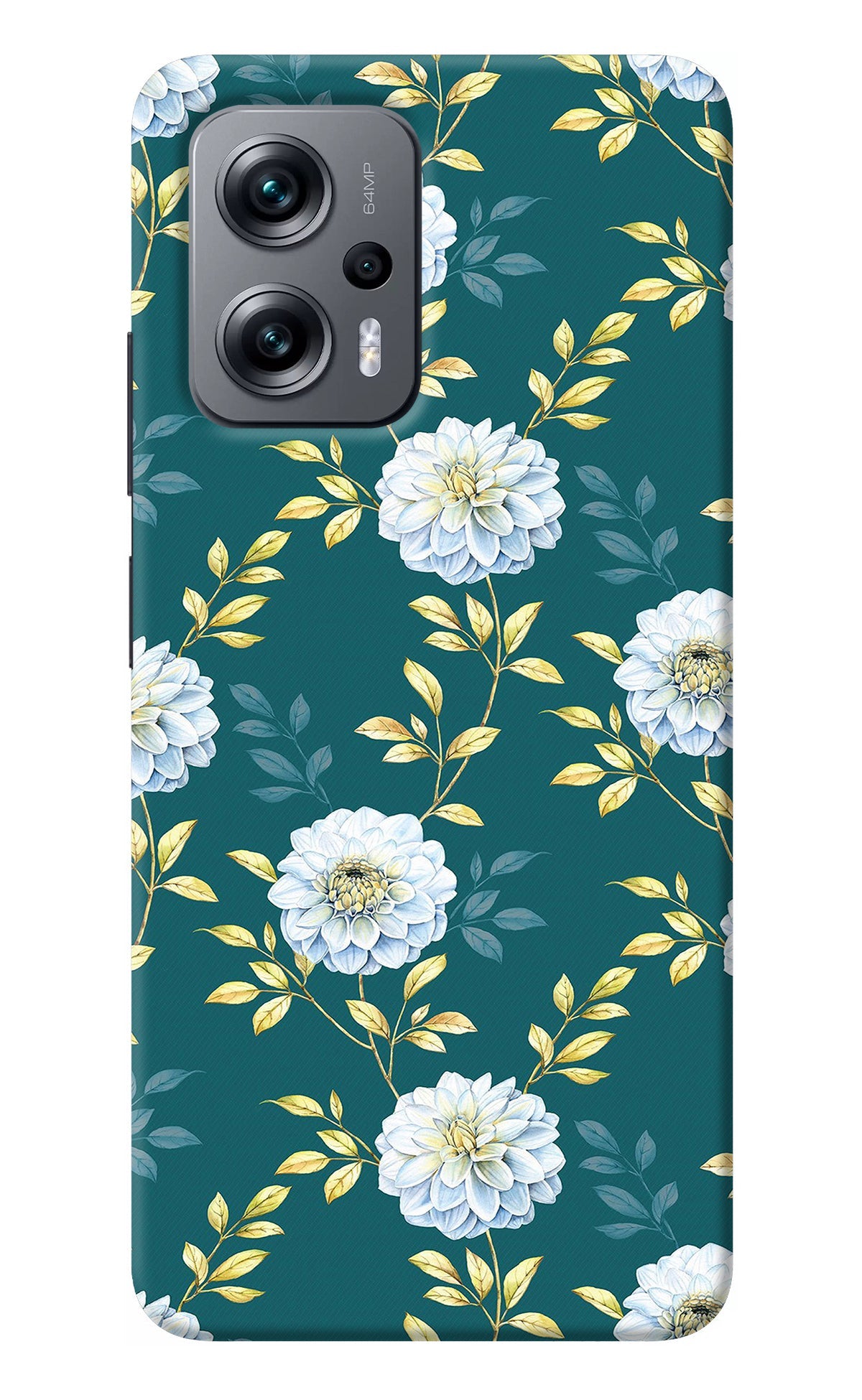 Flowers Redmi K50i Back Cover