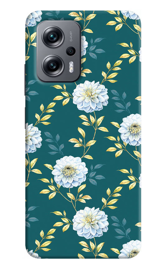Flowers Redmi K50i Hard Case Back Cover by Casekaro