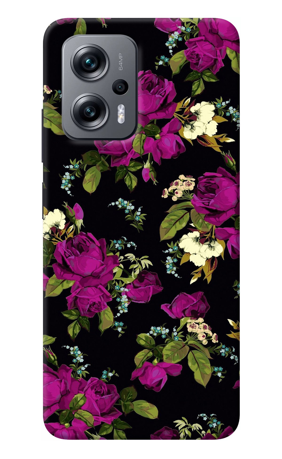 Flowers Redmi K50i Back Cover