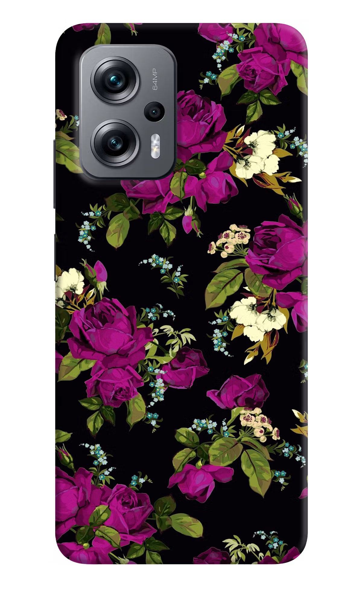 Flowers Redmi K50i Hard Case Back Cover by Casekaro