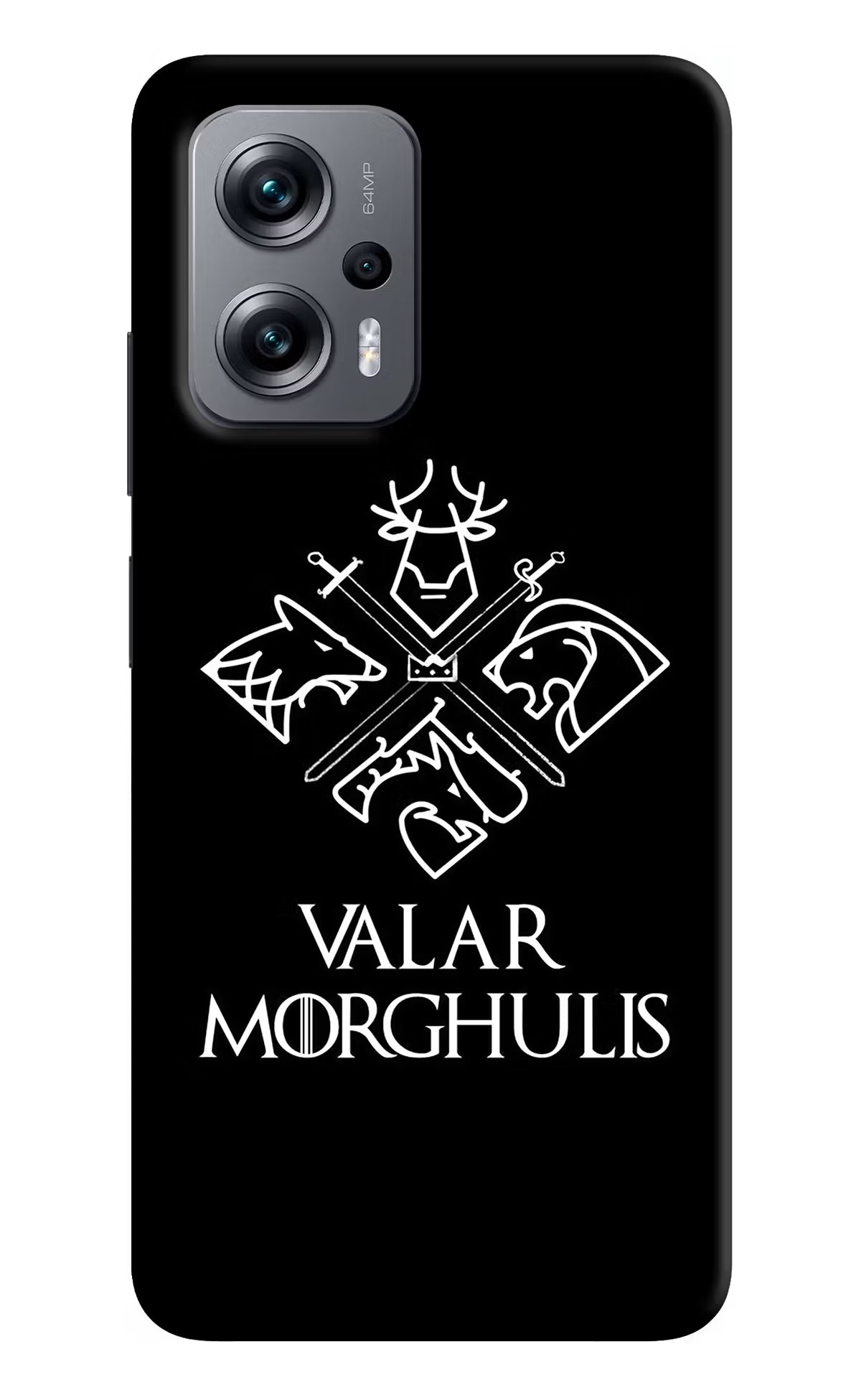 Valar Morghulis | Game Of Thrones Redmi K50i Hard Case Back Cover by Casekaro