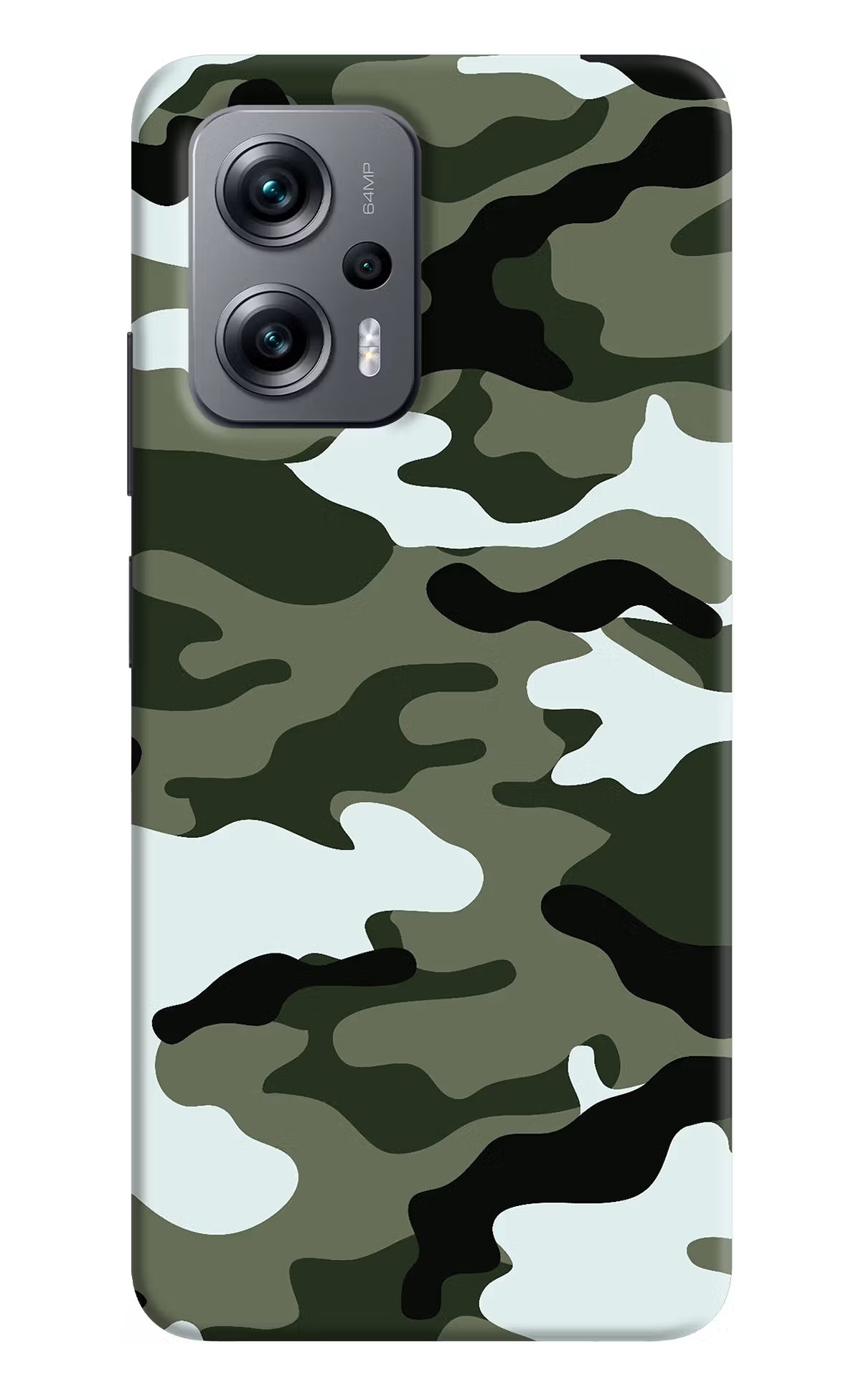 Camouflage Redmi K50i Hard Case Back Cover by Casekaro