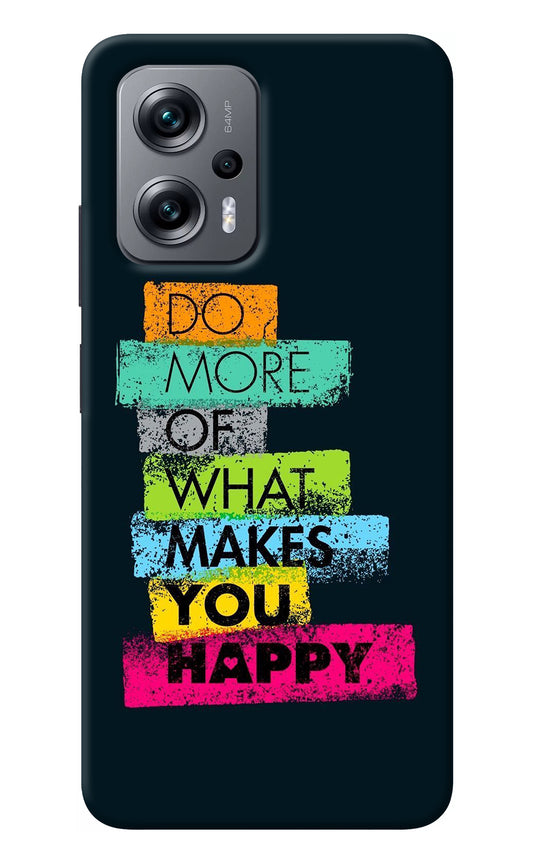 Do More Of What Makes You Happy Redmi K50i Back Cover