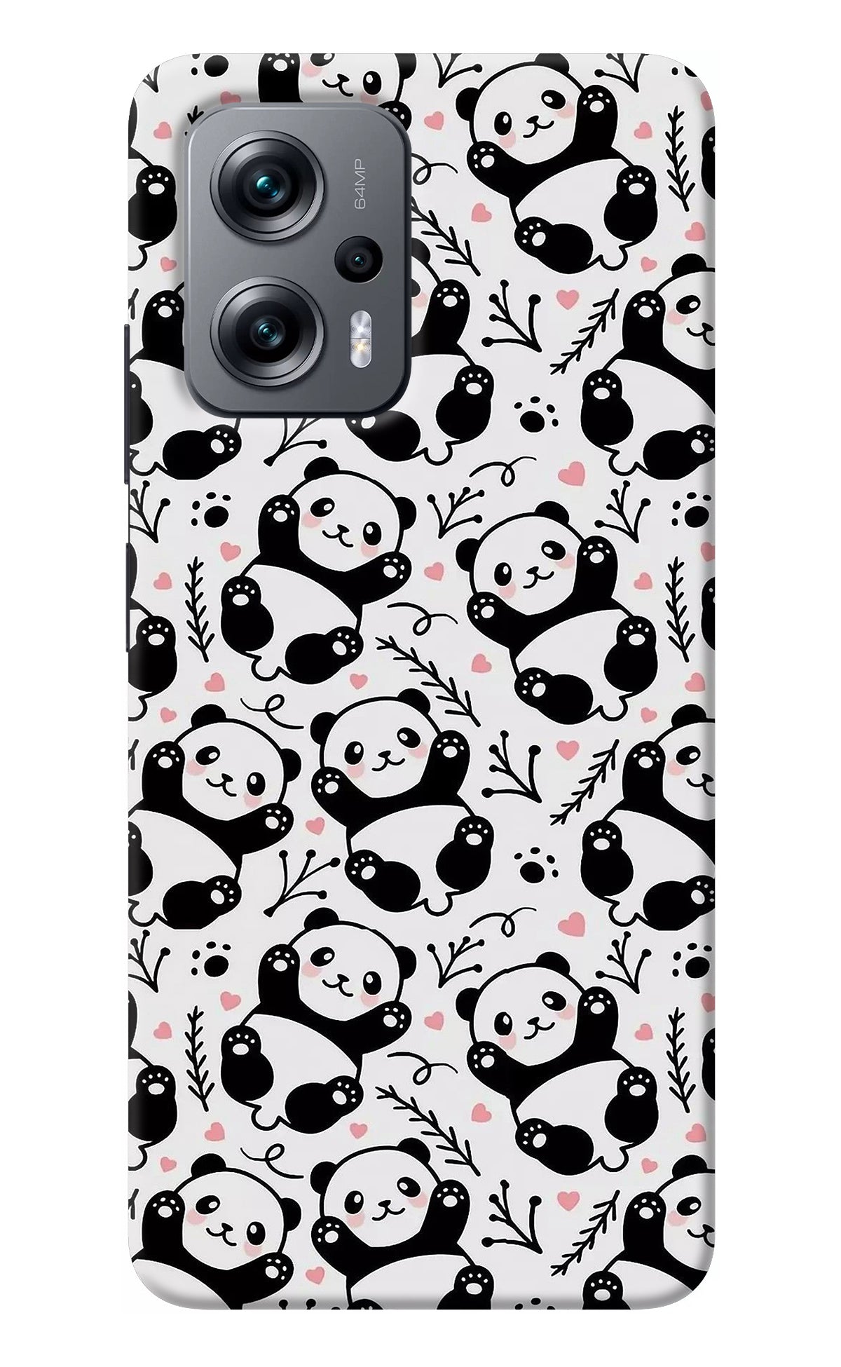 Cute Panda Redmi K50i Back Cover