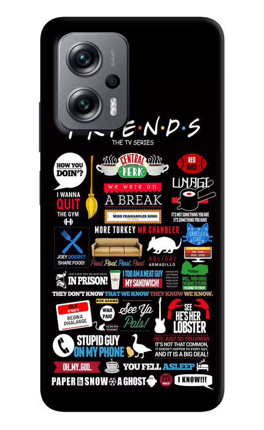 FRIENDS Redmi K50i Hard Case Back Cover by Casekaro