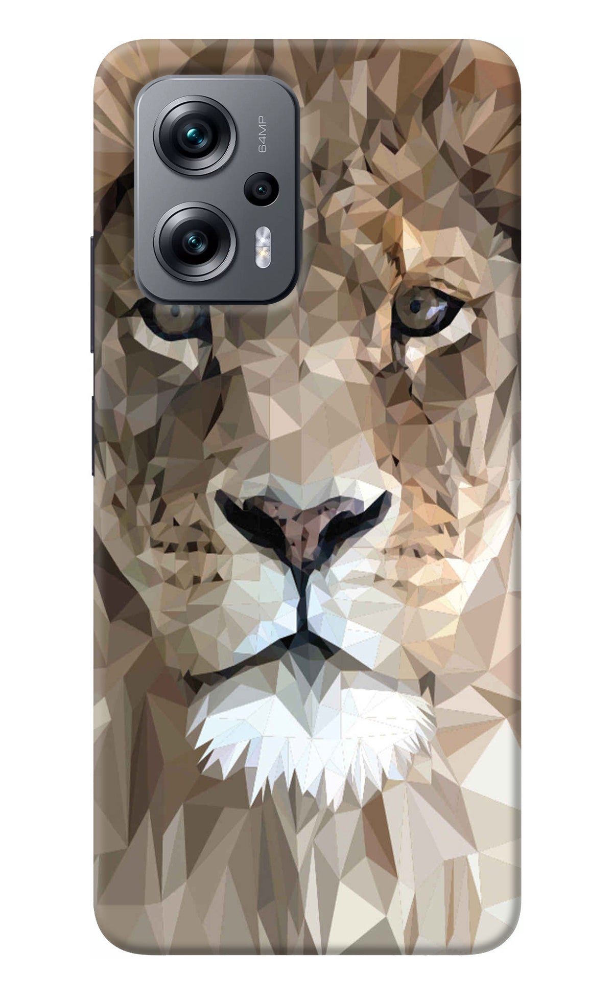 Lion Art Redmi K50i Back Cover